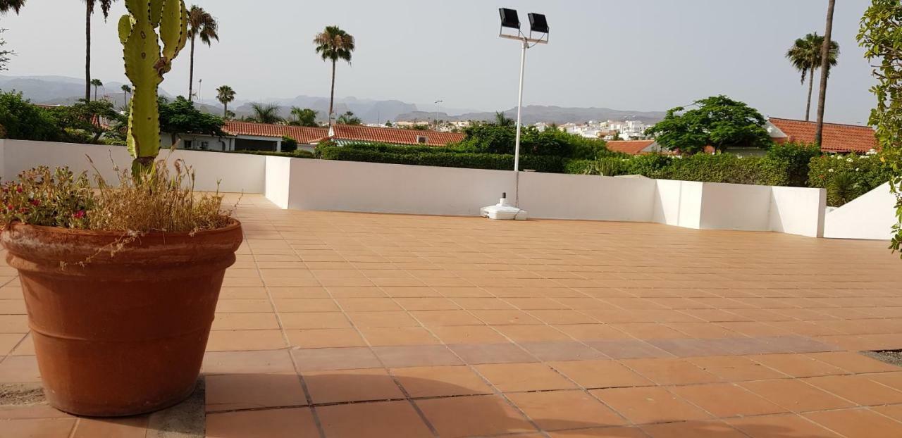 Pool & Wifi Free Shared Flat Private Room By Ocean Park Maspalomas  Exterior photo